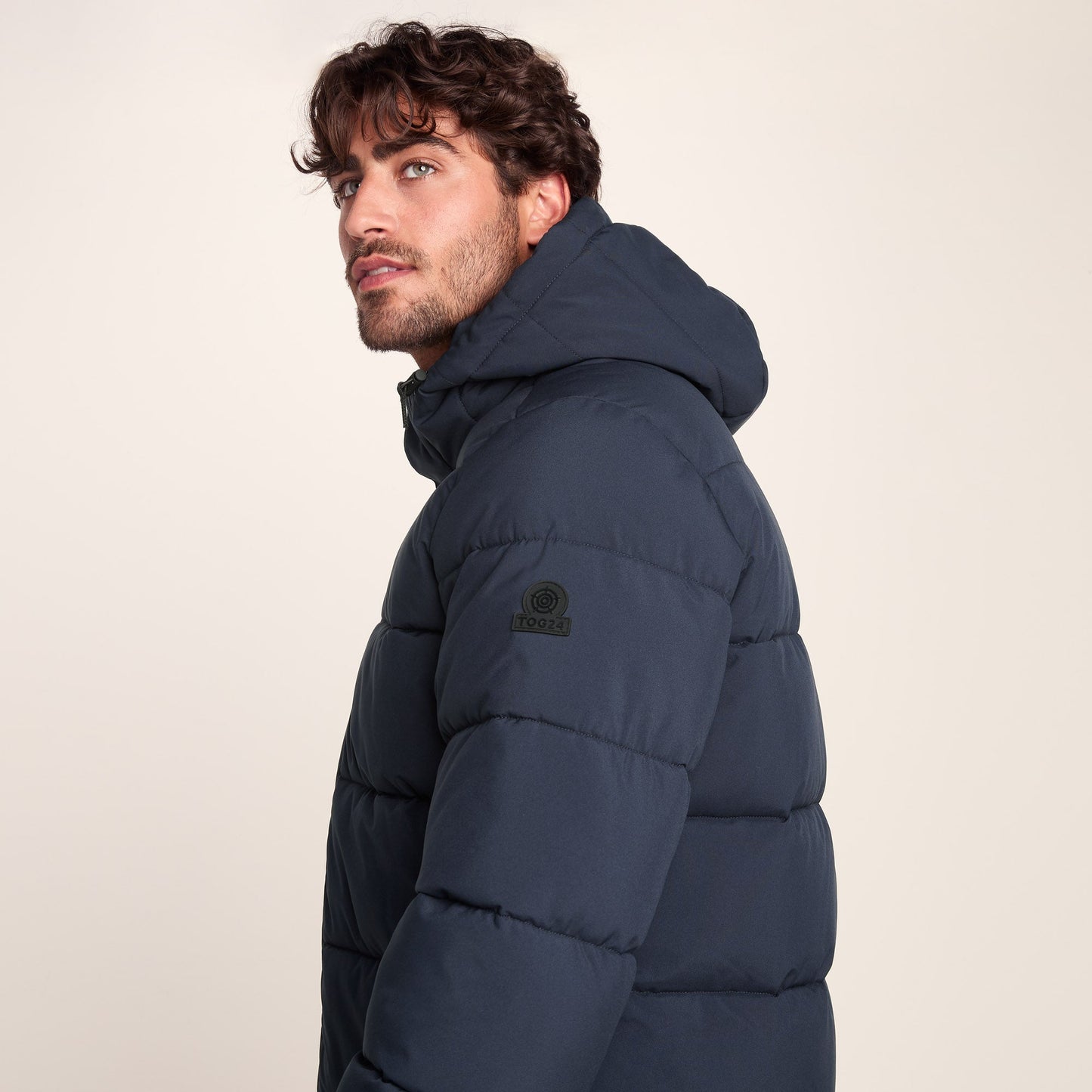 Preece Mens Long Shower Resistant Insulated Jacket - Dark Indigo
