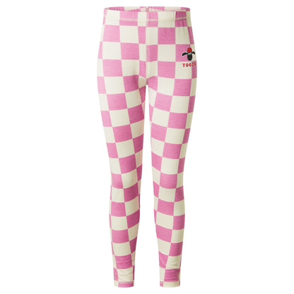 Racka Kids Shaun the Sheep Legging - Pink Woolly Checkerboard