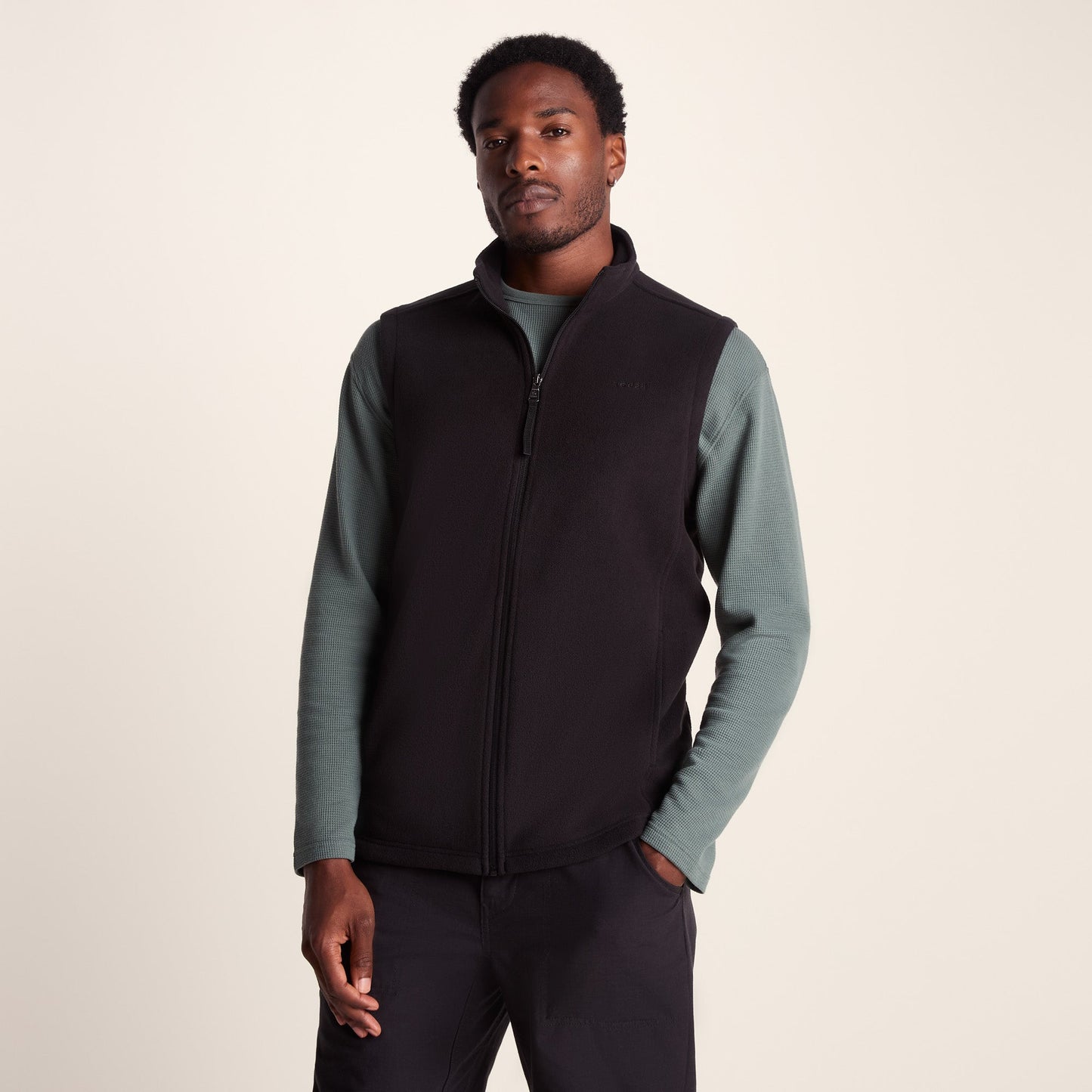 Revive Mens Fleece Gilet - Black