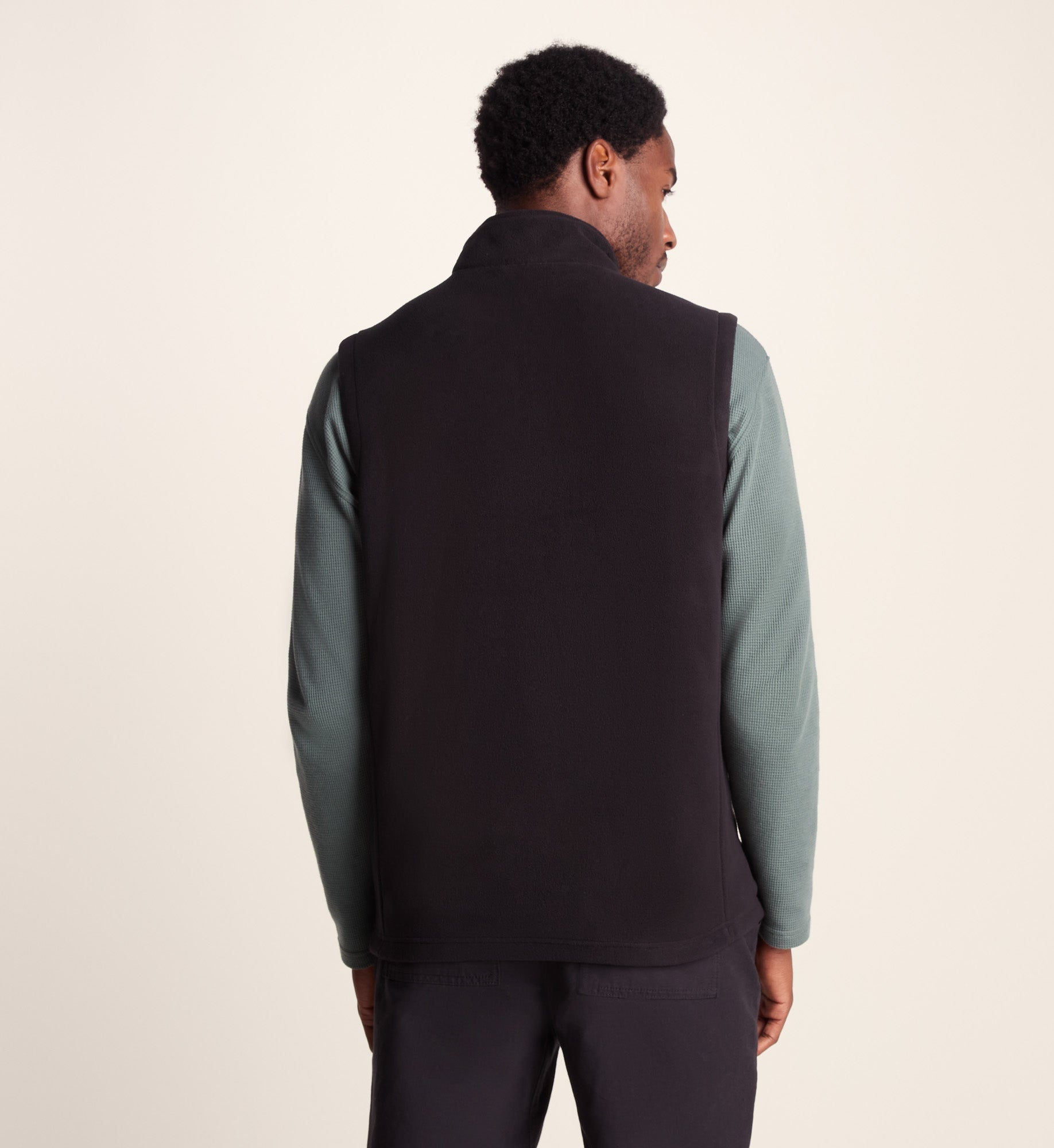 Revive Mens Fleece Gilet - Black
