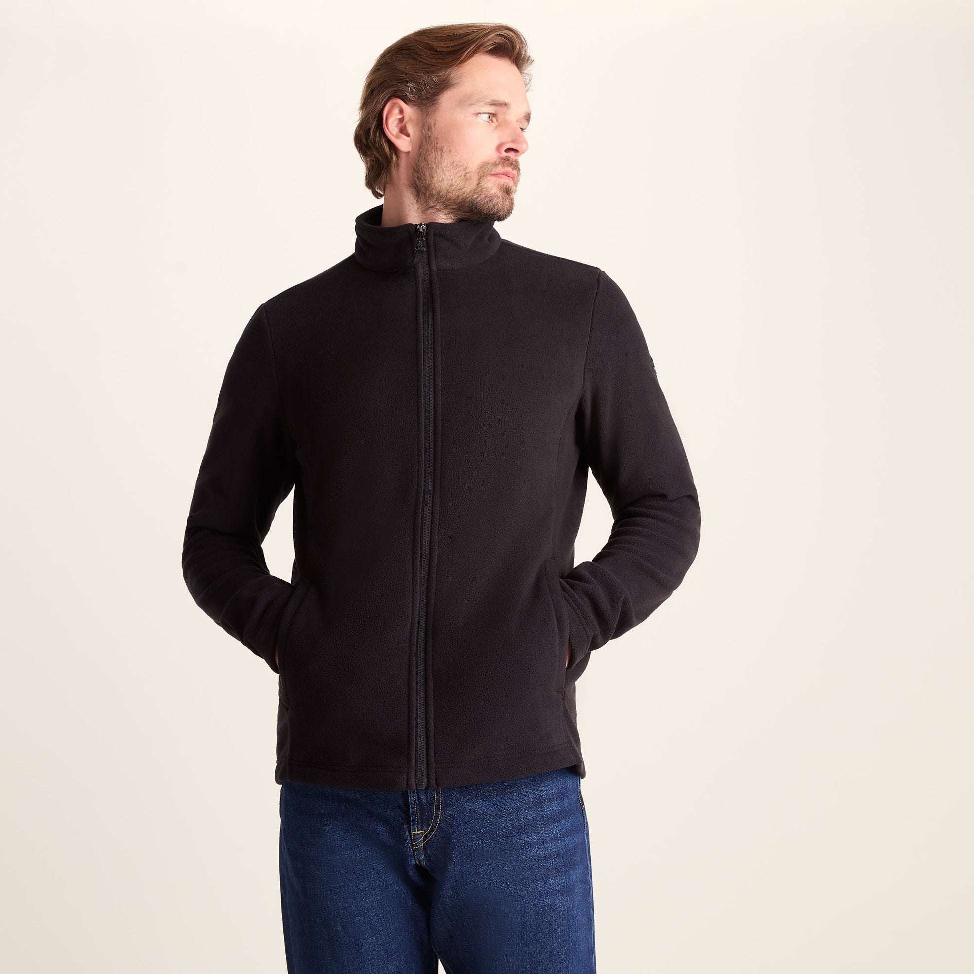 Revive Mens Fleece Jacket - Black
