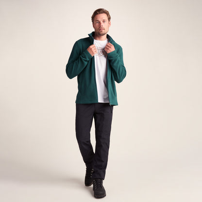 Revive Mens Fleece Jacket - Dark Turquoise
