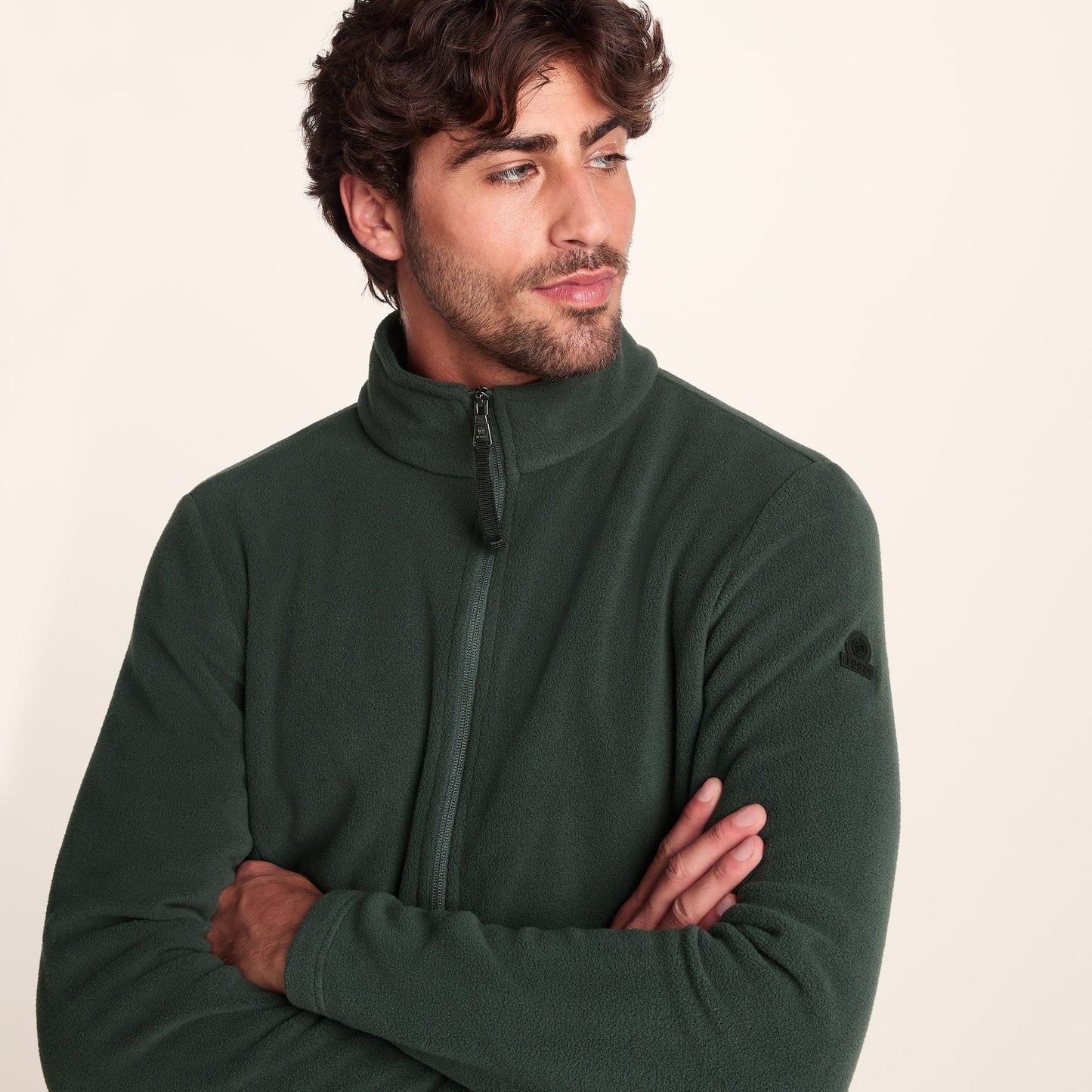 Revive Mens Fleece Jacket - Racing Green