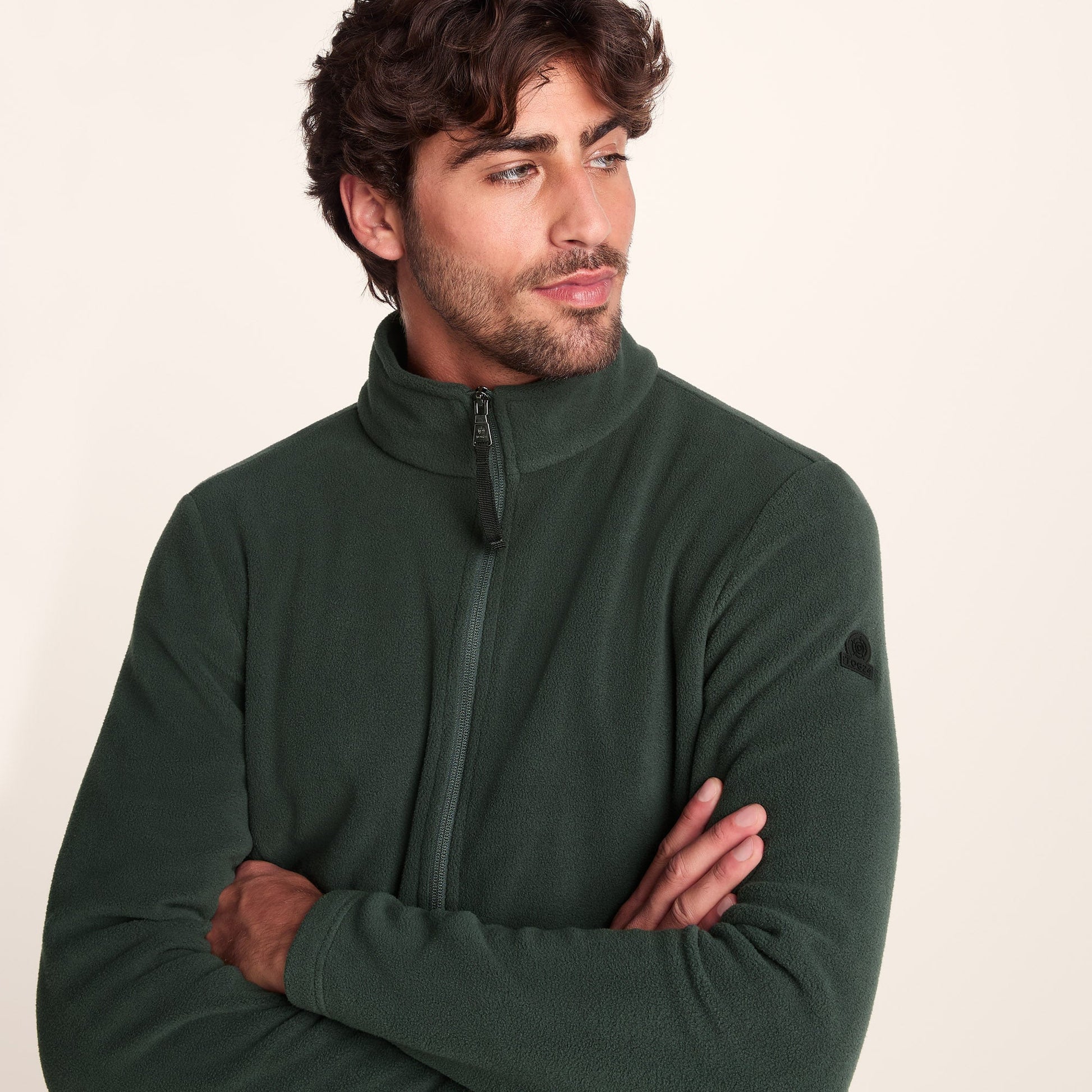 Revive Mens Fleece Jacket - Racing Green