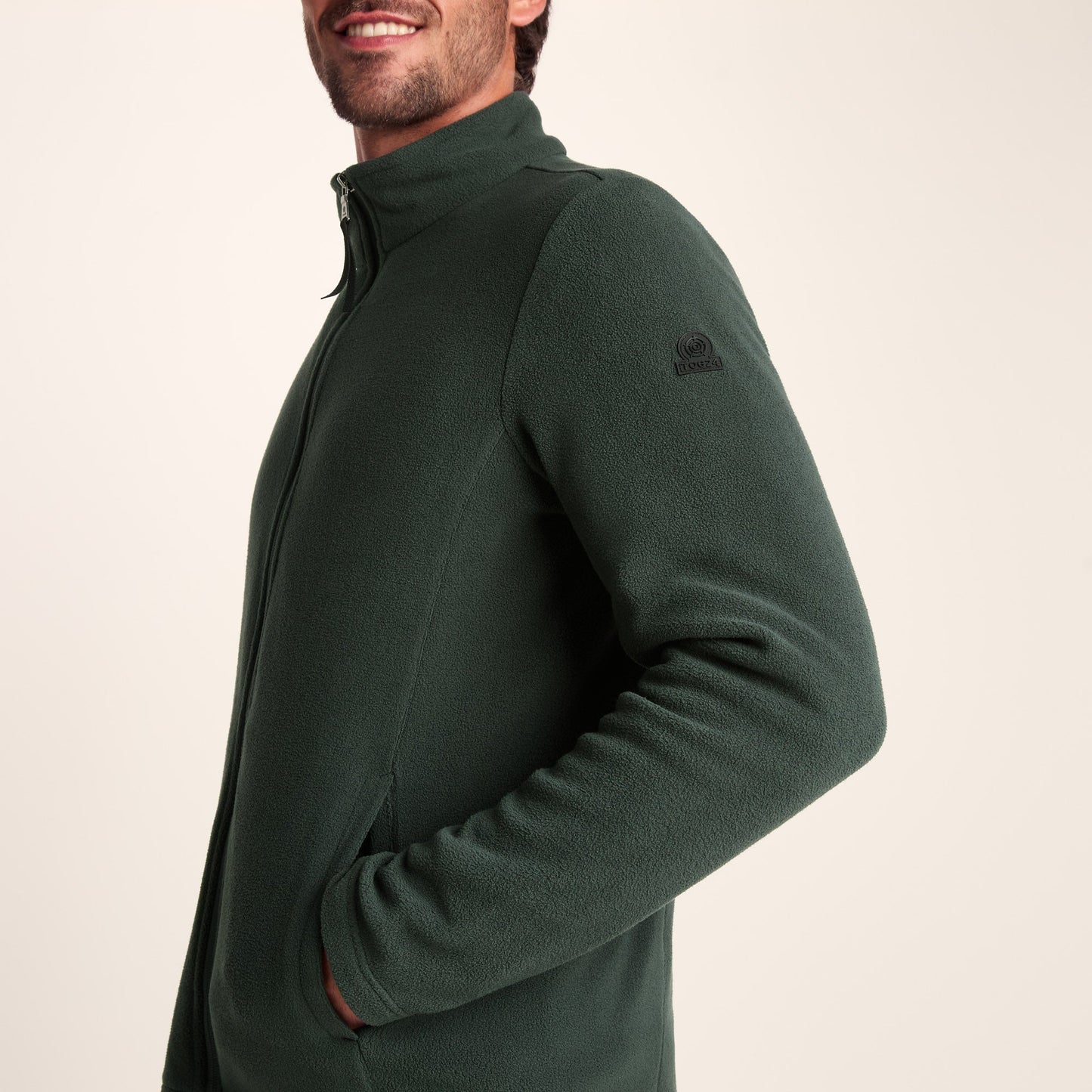 Revive Mens Fleece Jacket - Racing Green