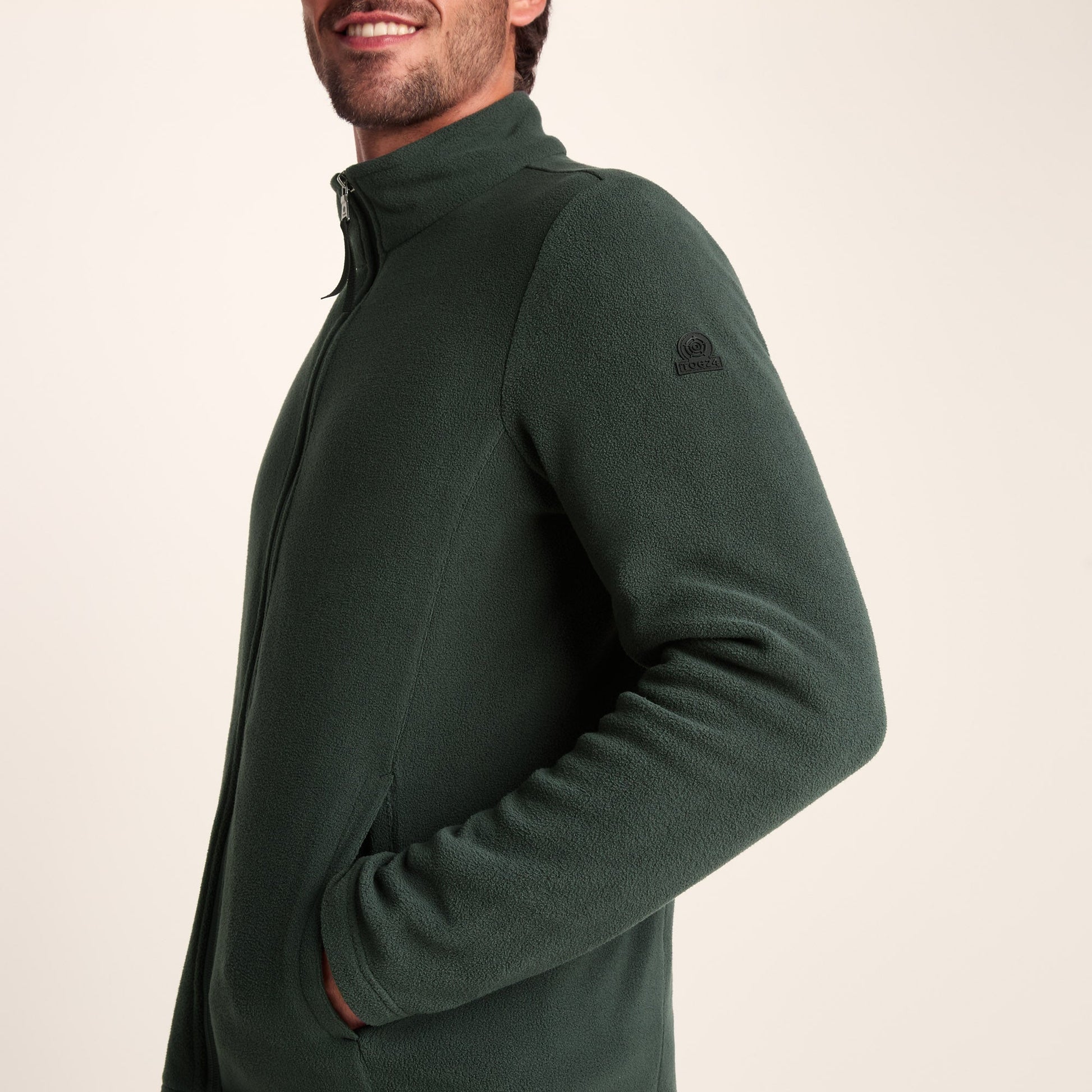 Revive Mens Fleece Jacket - Racing Green