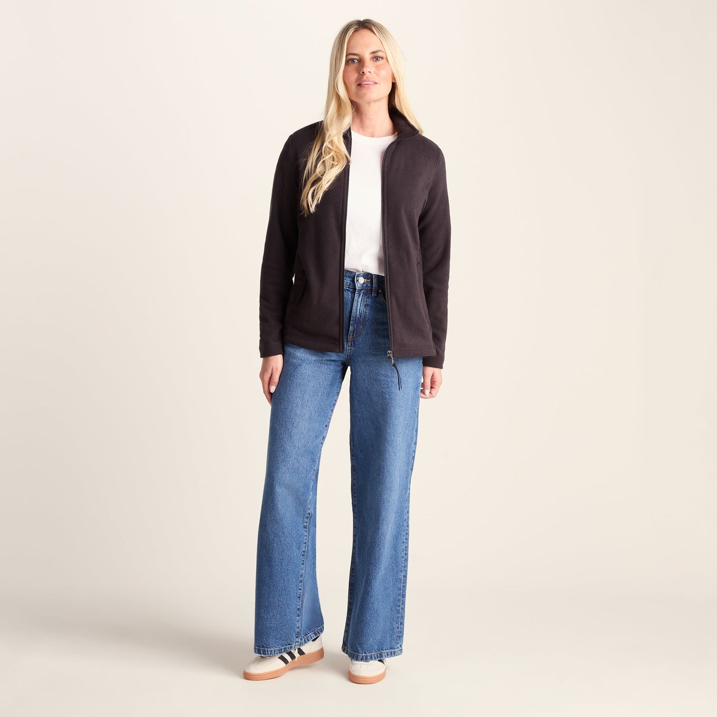 Revive Womens Fleece Jacket - Black