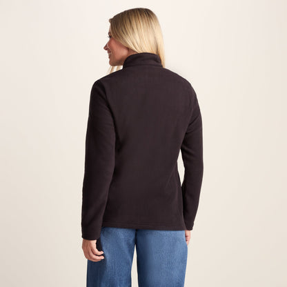 Revive Womens Fleece Jacket - Black