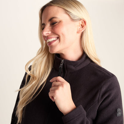 Revive Womens Fleece Jacket - Black