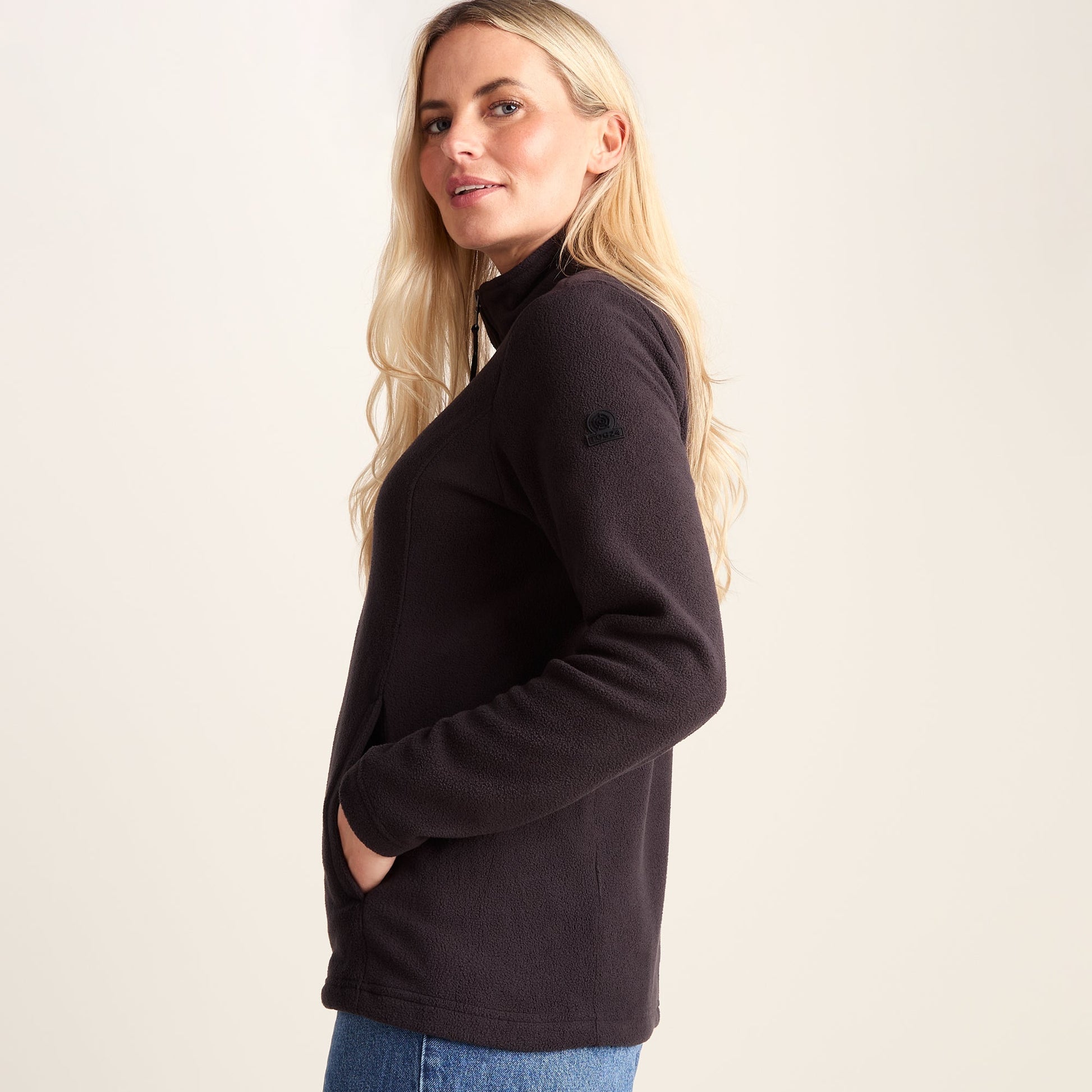 Revive Womens Fleece Jacket - Black