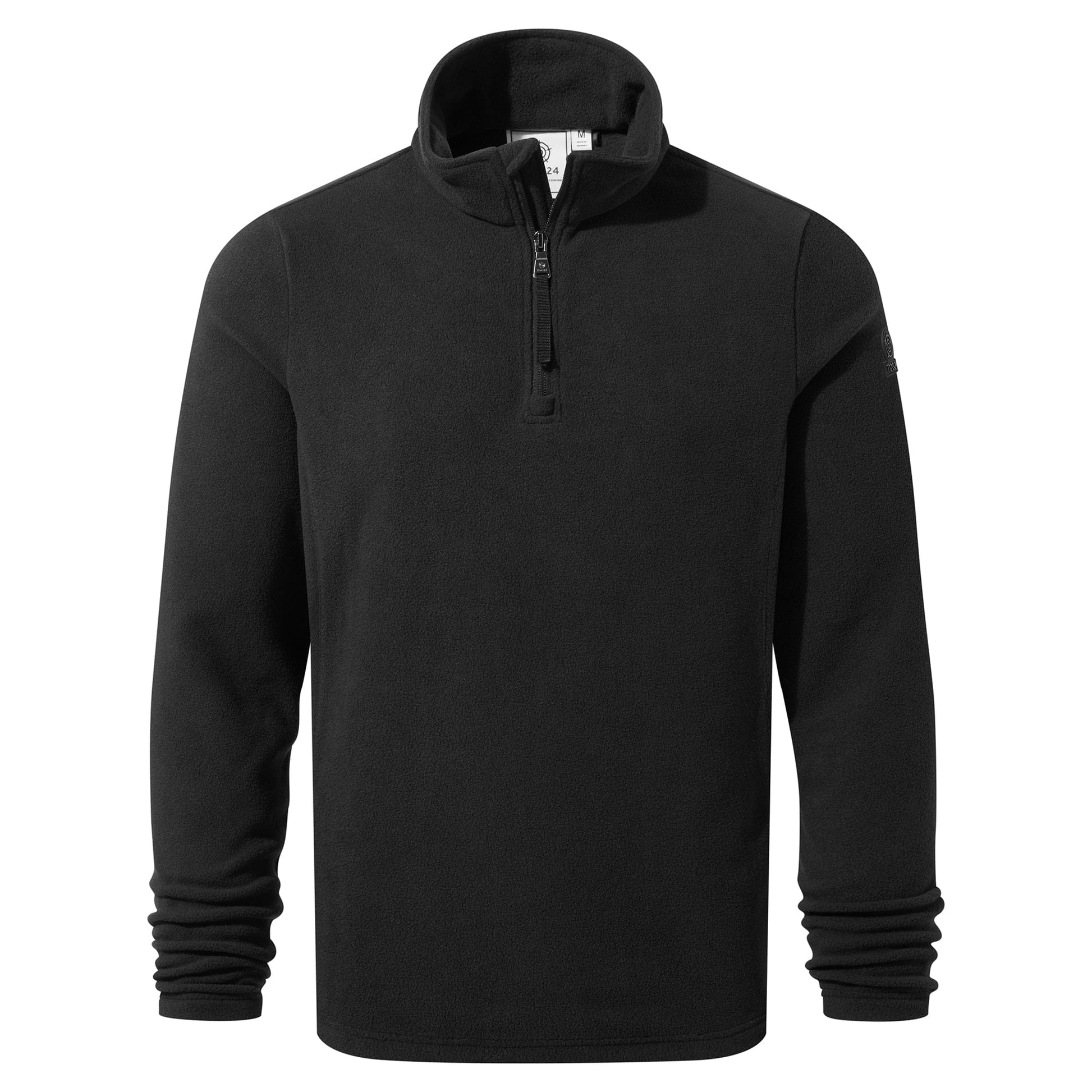 Revive Mens Quarter Zip Fleece - Black