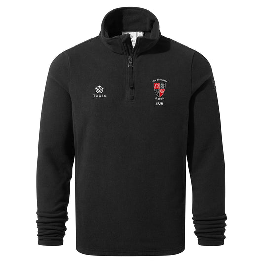 Old Brodleians Mens - Revive Quarter Zip Fleece Black