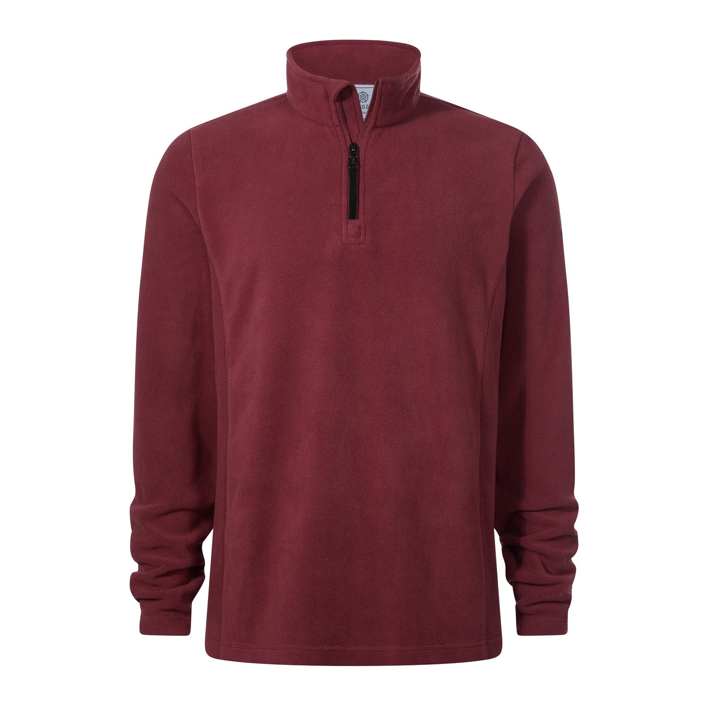 Revive Mens Quarter Zip Fleece - Garnet Red