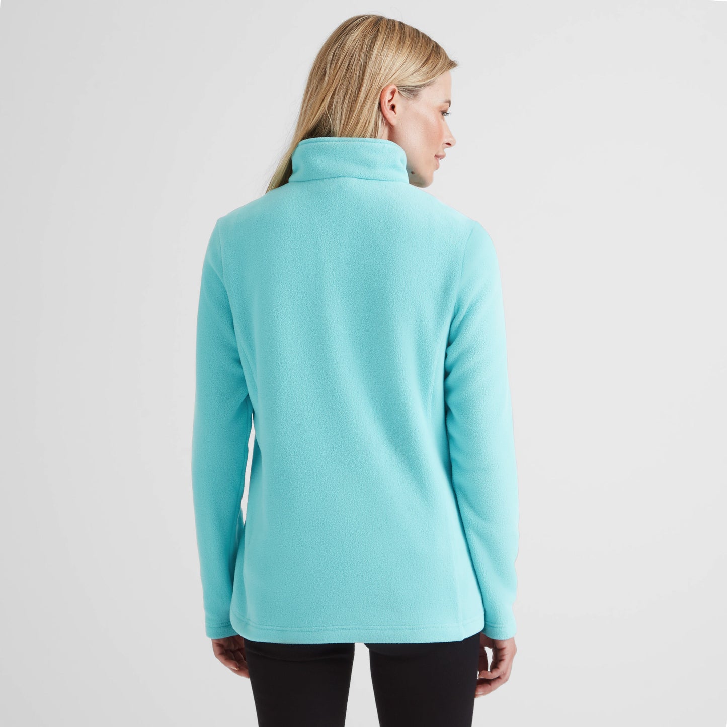 Revive Womens Quarter Zip Fleece - Shore Blue