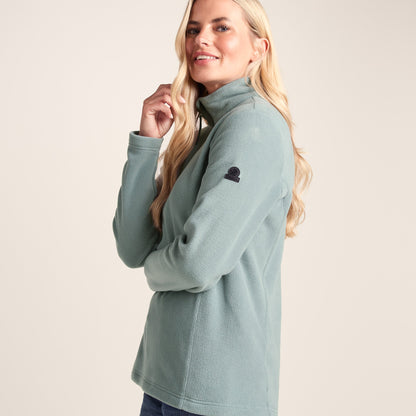 Revive Womens Quarter Zip Fleece - Smokey Teal