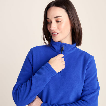 Revive Womens Quarter Zip Fleece - Ultra Marine Blue