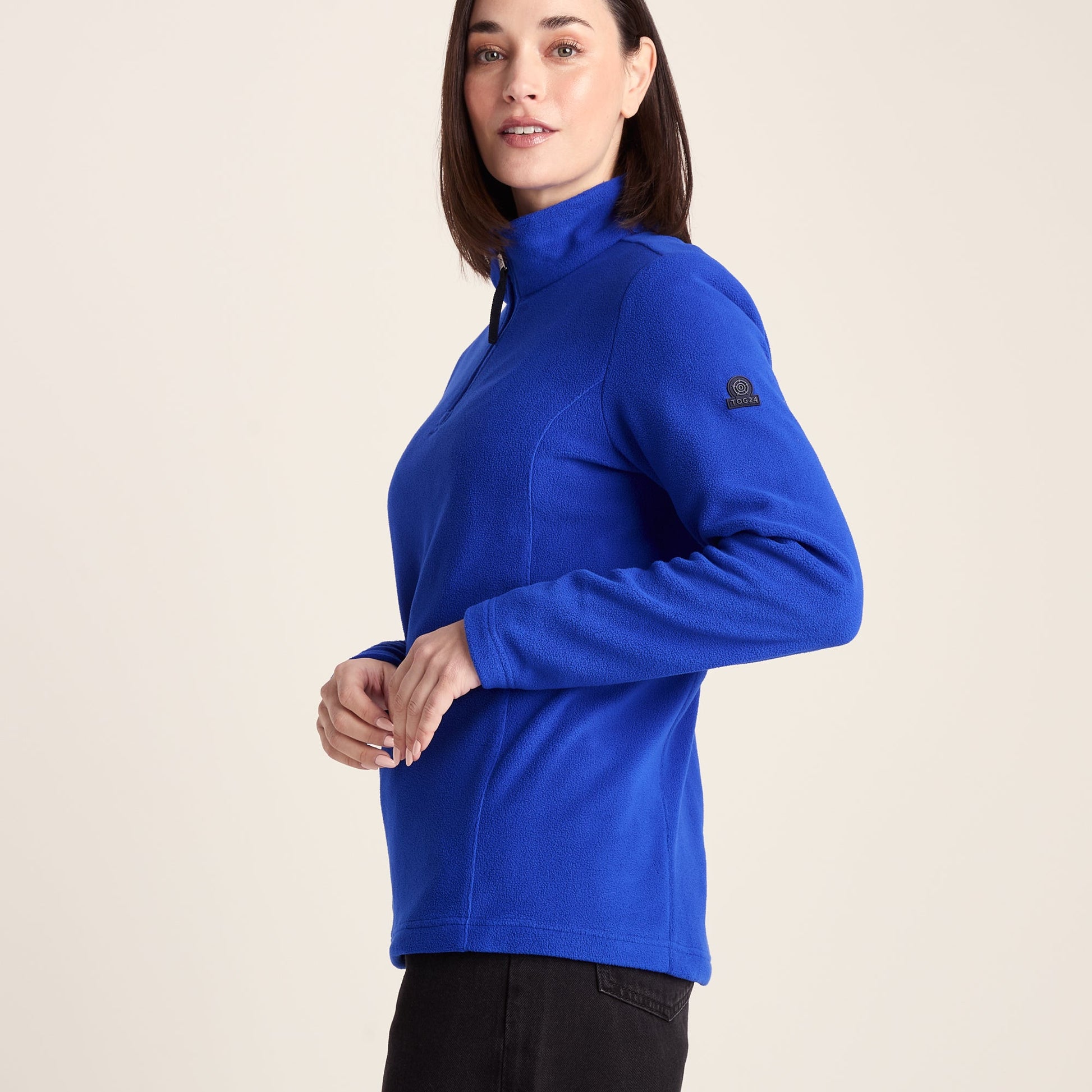 Revive Womens Quarter Zip Fleece - Ultra Marine Blue
