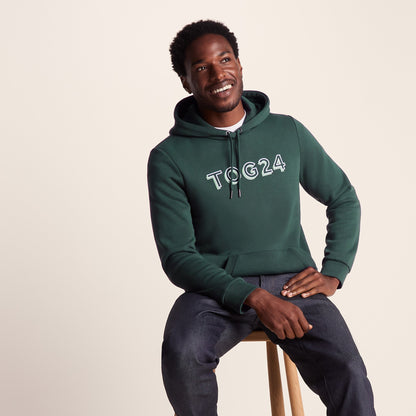 Rinson Mens Supersoft Hoody  - Racing Green