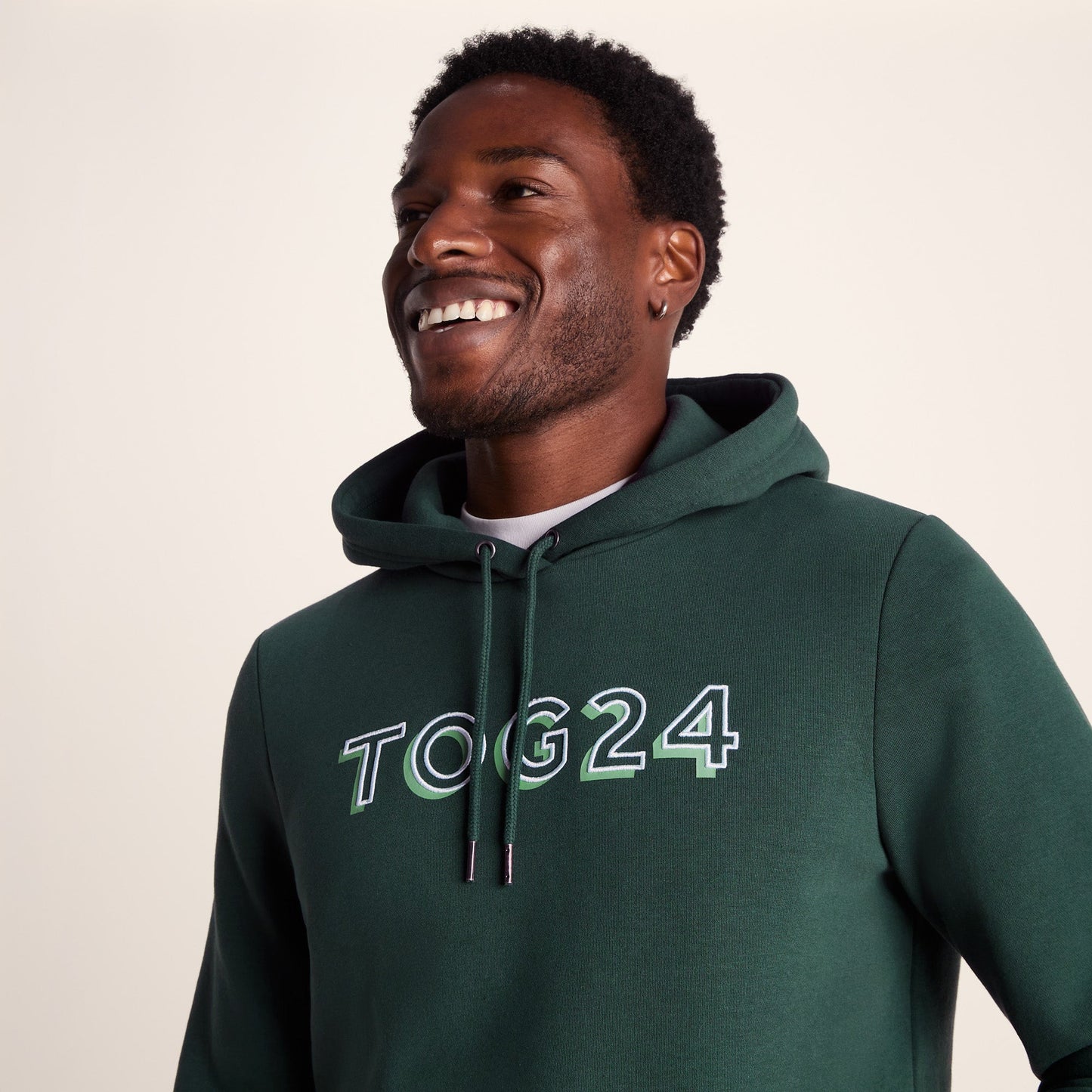 Rinson Mens Supersoft Hoody  - Racing Green