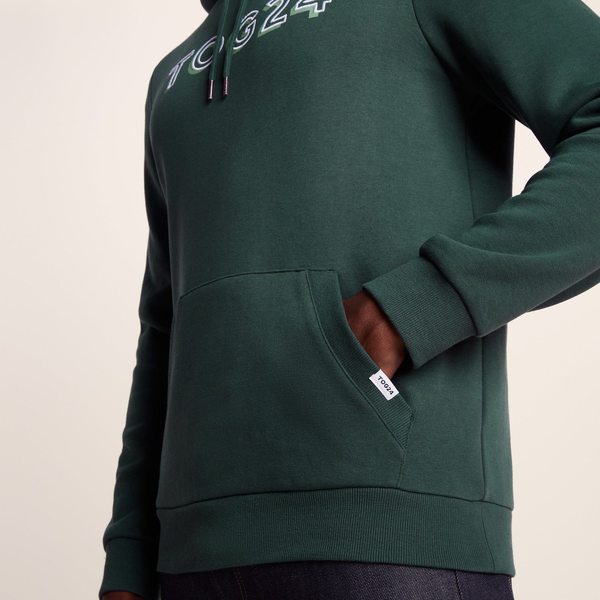 Rinson Mens Supersoft Hoody  - Racing Green