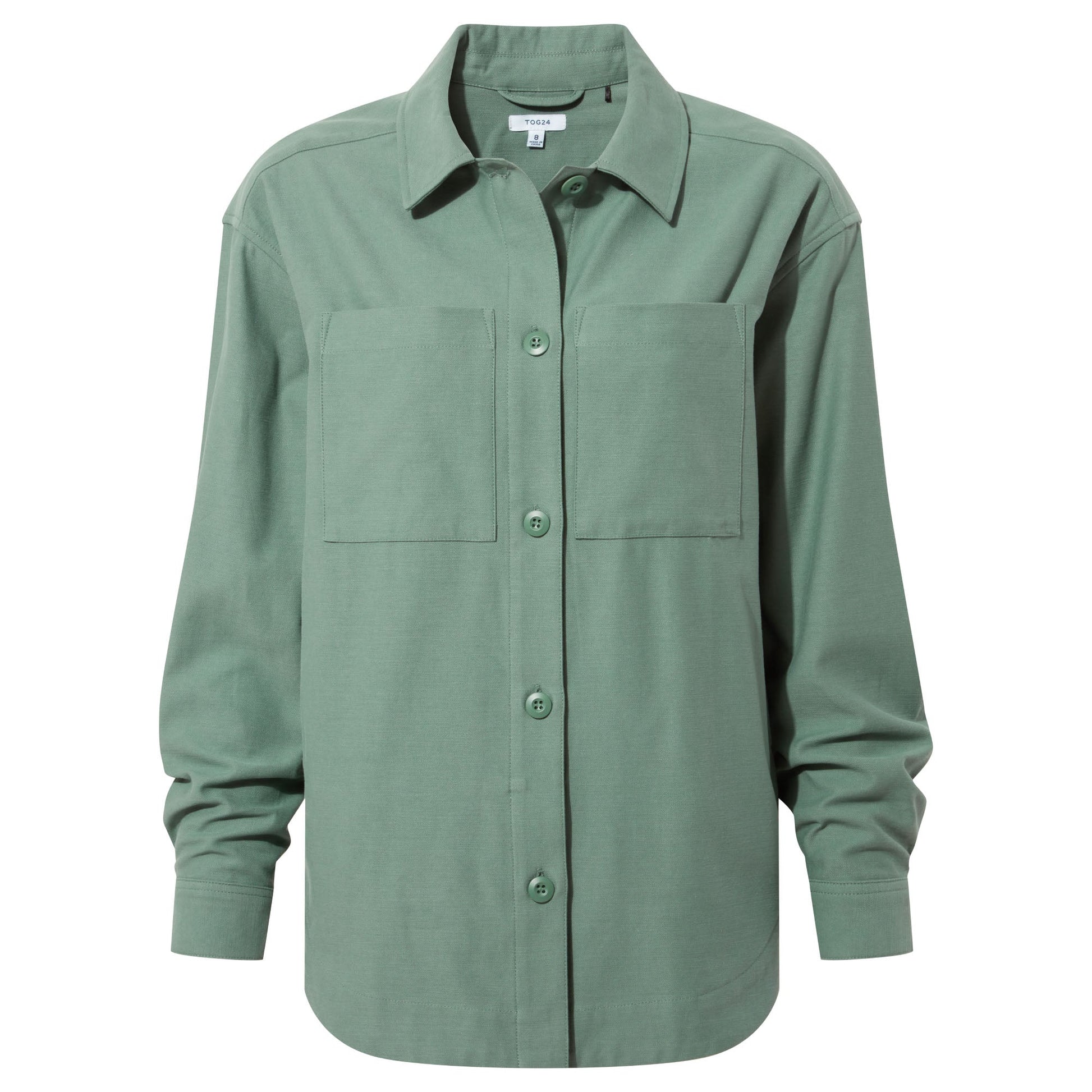 Risna Womens Shacket - Light Forest