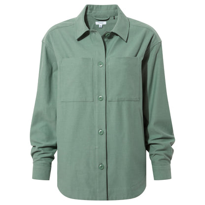 Risna Womens Shacket - Light Forest