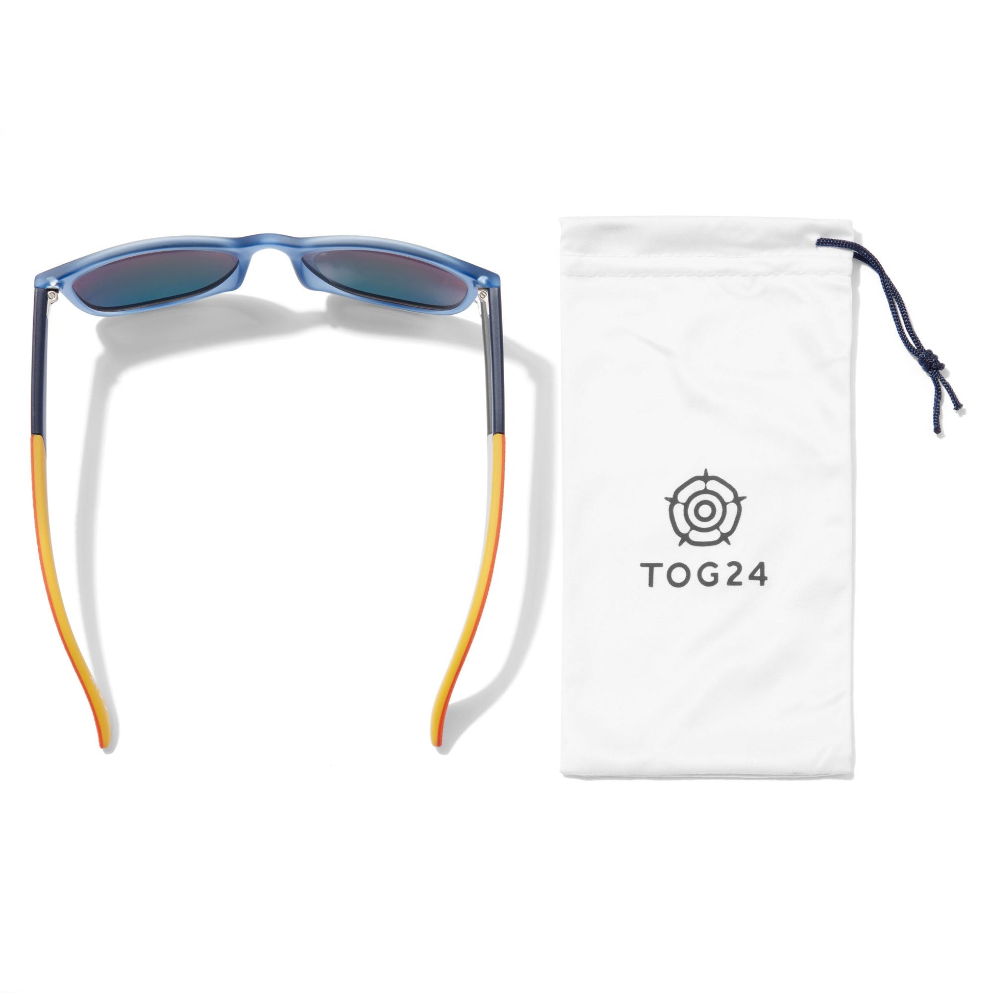 Roddis Sunglasses - Crystal Blue/Orange