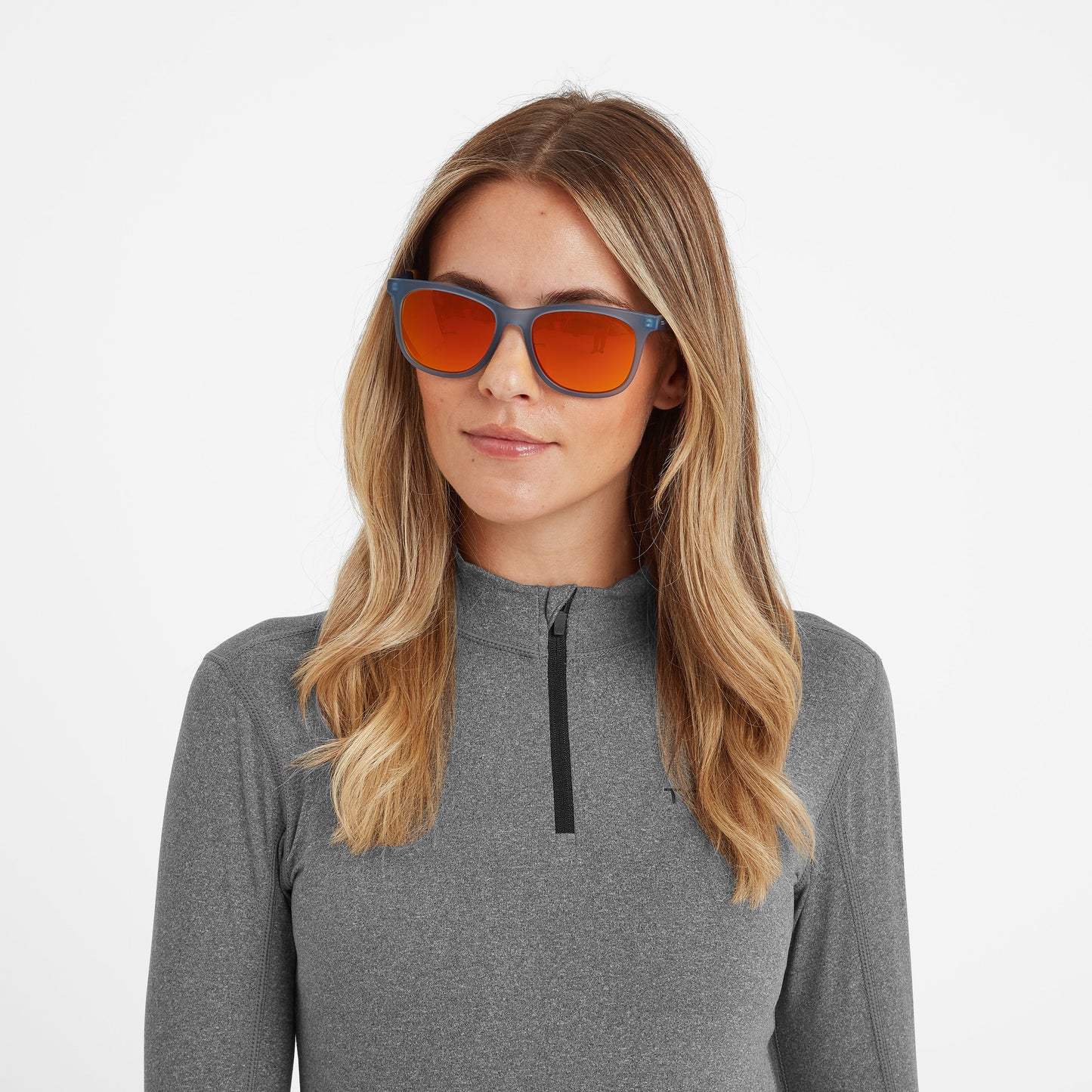Roddis Sunglasses - Crystal Blue/Orange