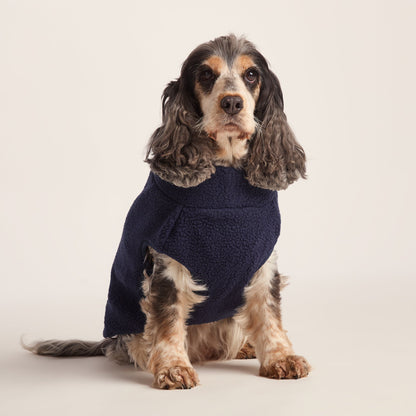 Rover Sherpa Dog Coat M - Oxford Blue