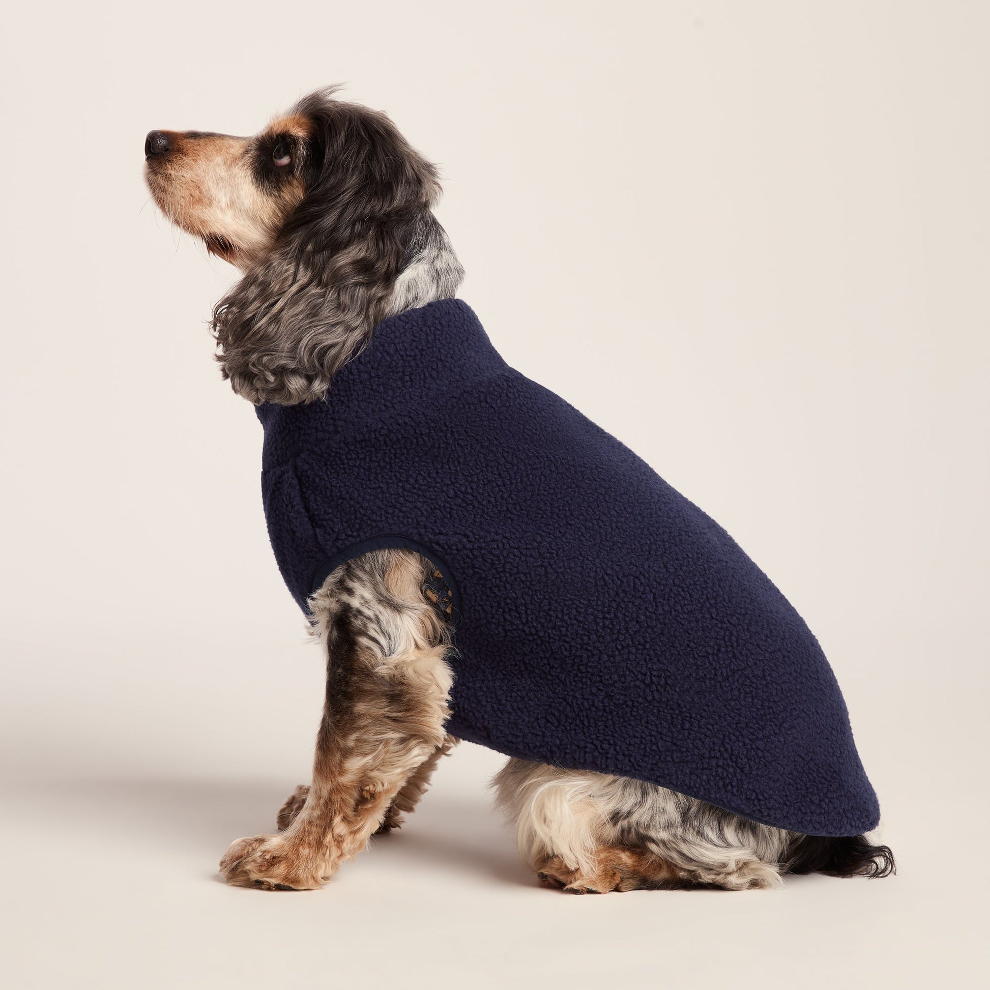 Rover Sherpa Dog Coat M - Oxford Blue