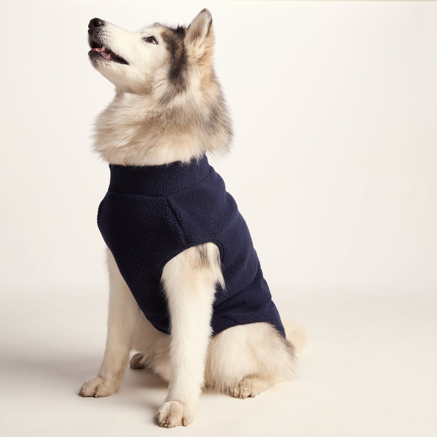 Rover Sherpa Dog Coat L - Oxford Blue