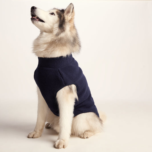 Rover Sherpa Dog Coat L - Oxford Blue