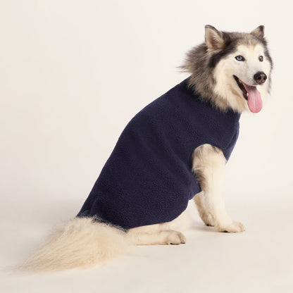 Rover Sherpa Dog Coat L - Oxford Blue