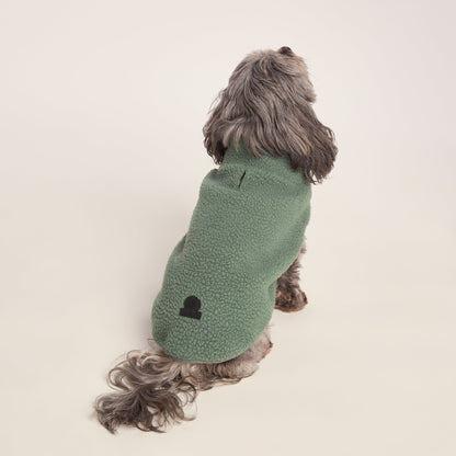 Rover Sherpa Dog Coat XS - Light Forest