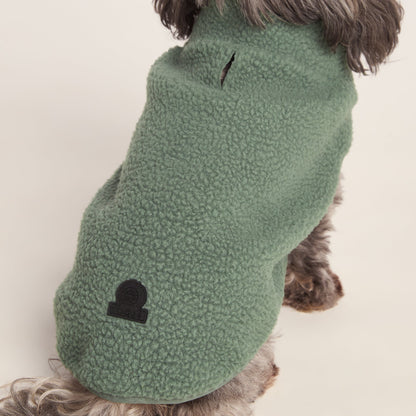 Rover Sherpa Dog Coat XS - Light Forest