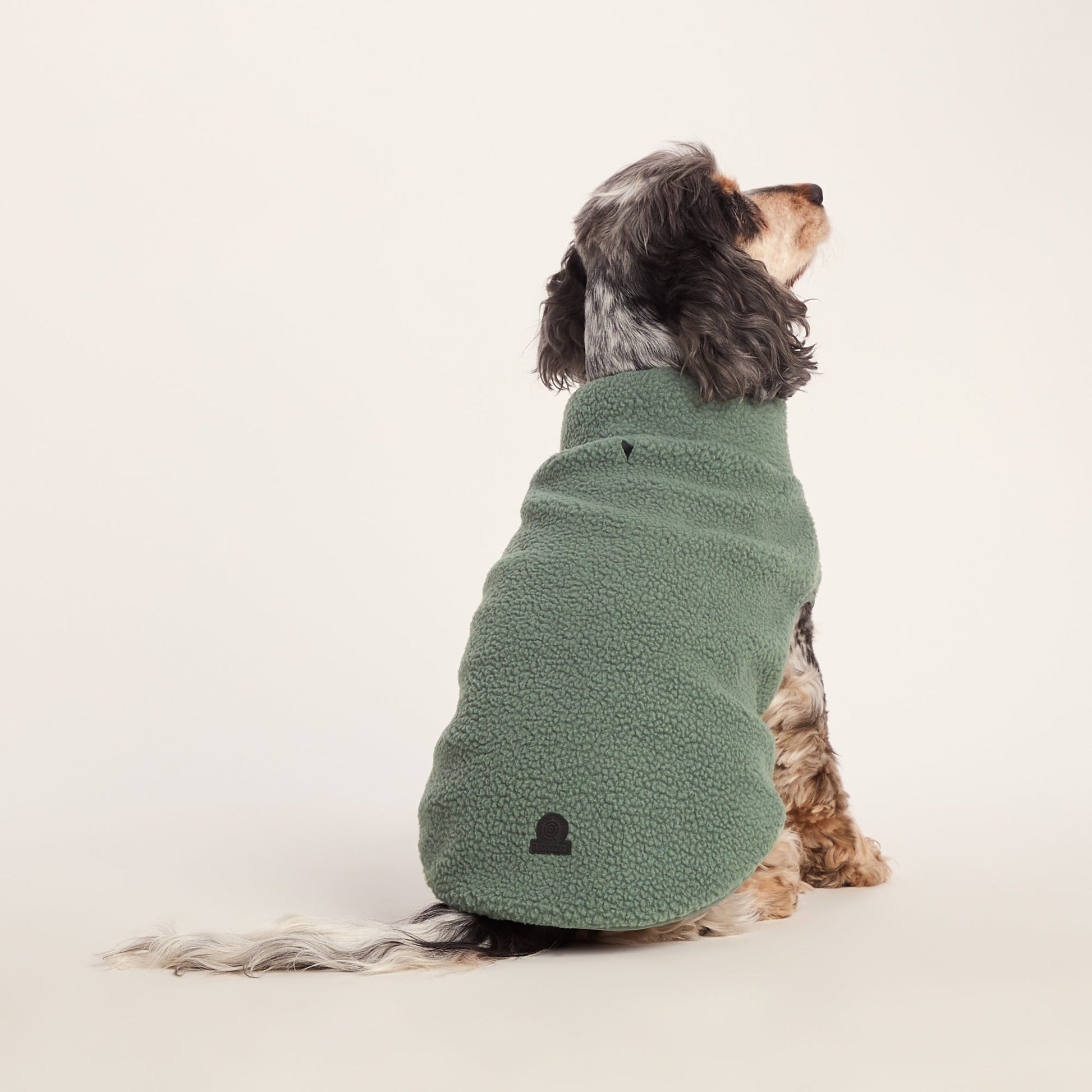 Rover Sherpa Dog Coat M - Light Forest