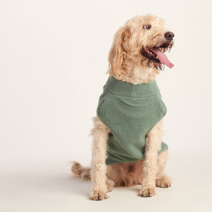 Rover Sherpa Dog Coat XL - Light Forest