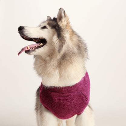 Rover Sherpa Dog Coat L - Washed Burgundy