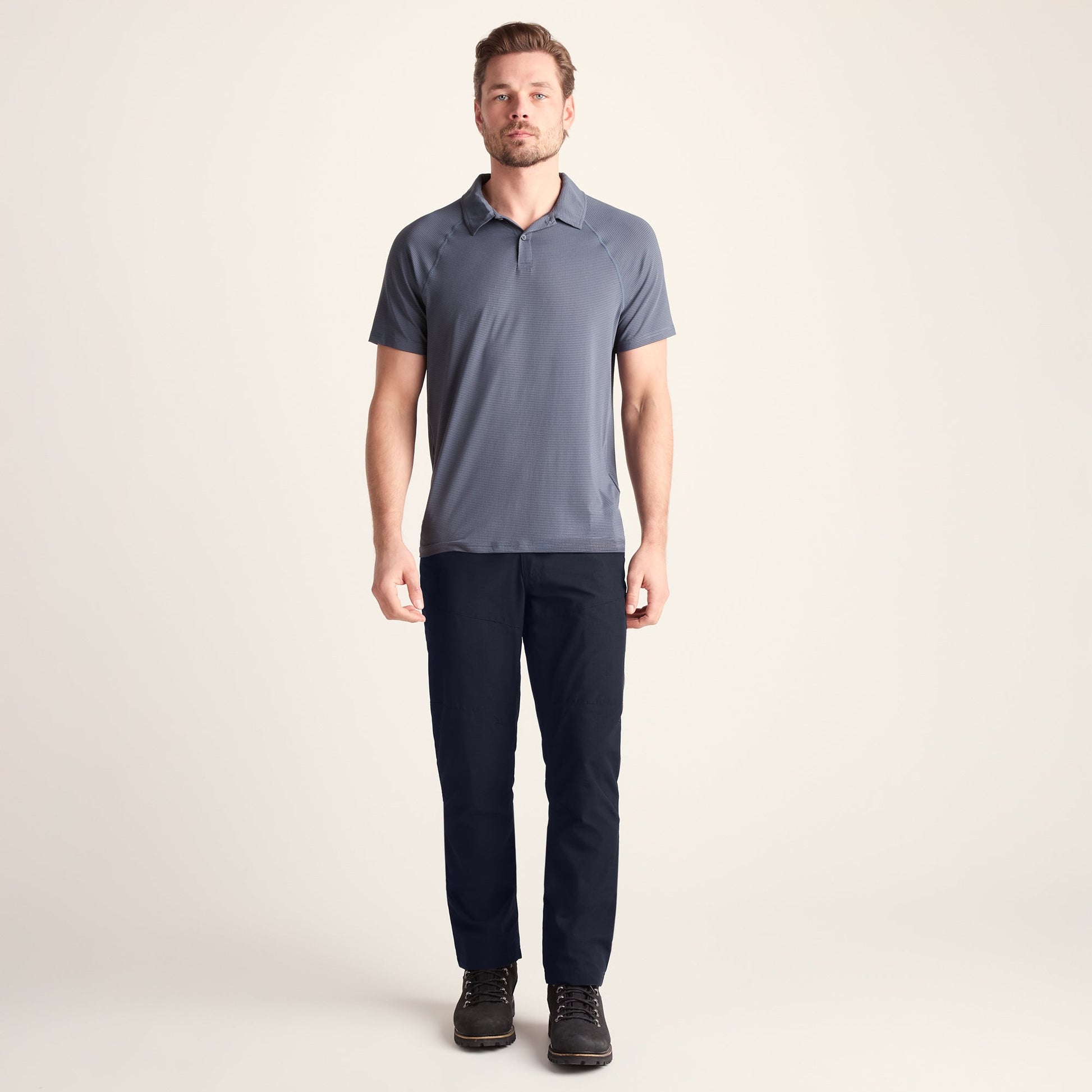 Rowland Mens Performance Trousers Regular - Navy