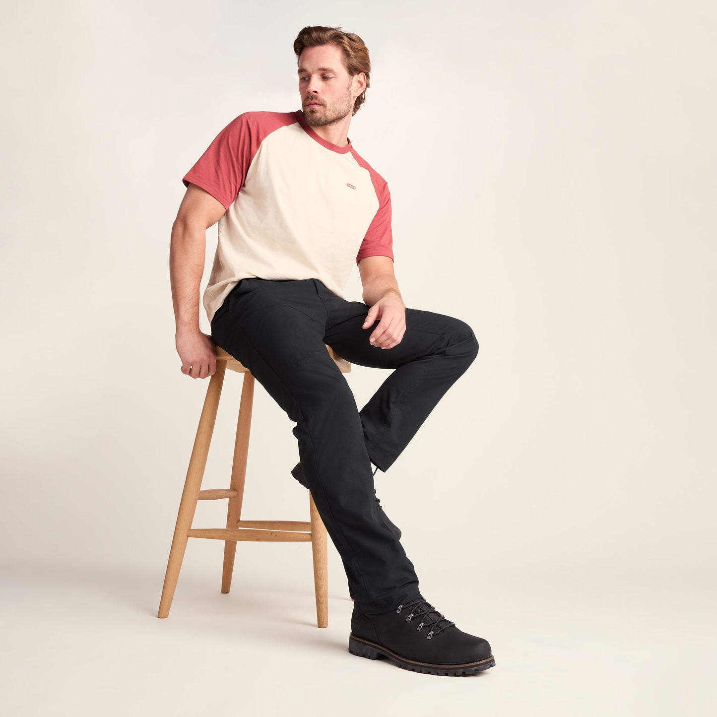 Rowland Mens Performance Trousers Regular - Black