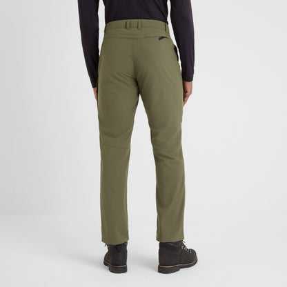 Rowland Mens Performance Trousers Short Leg - Khaki