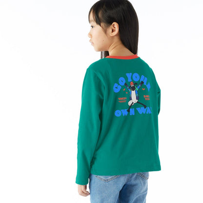 Ryeland Kids Shaun the Sheep T-Shirt LS - Jungle Green