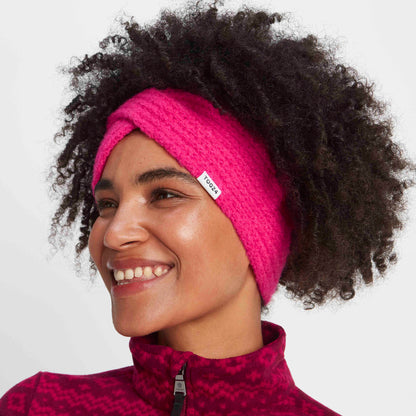 Salma Knitted Headband - Magenta Pink