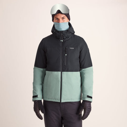 Samoens Mens Waterproof Ski Jacket - Steel Teal/Black