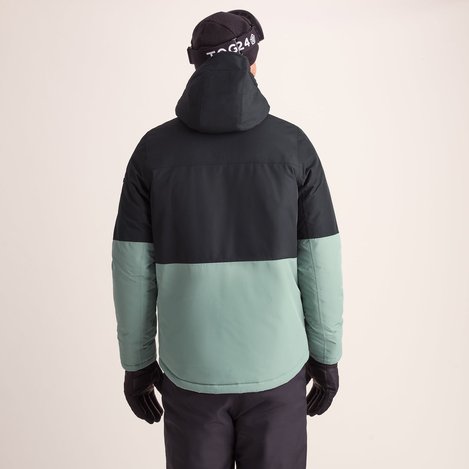 Samoens Mens Waterproof Ski Jacket - Steel Teal/Black