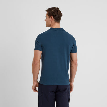 Saul Mens Polo Shirt - Inky Blue