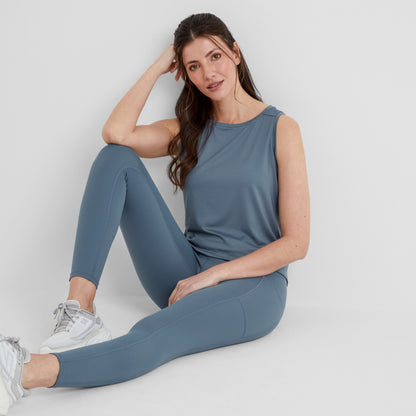 Sayley Womens Performance Vest - Blue Dolphin