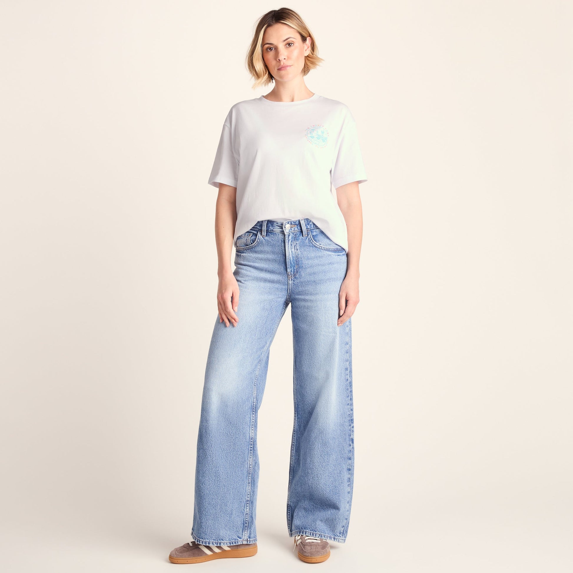 Scotland Womens 100% Cotton Supersoft Relaxed Fit T-Shirt - Optic White