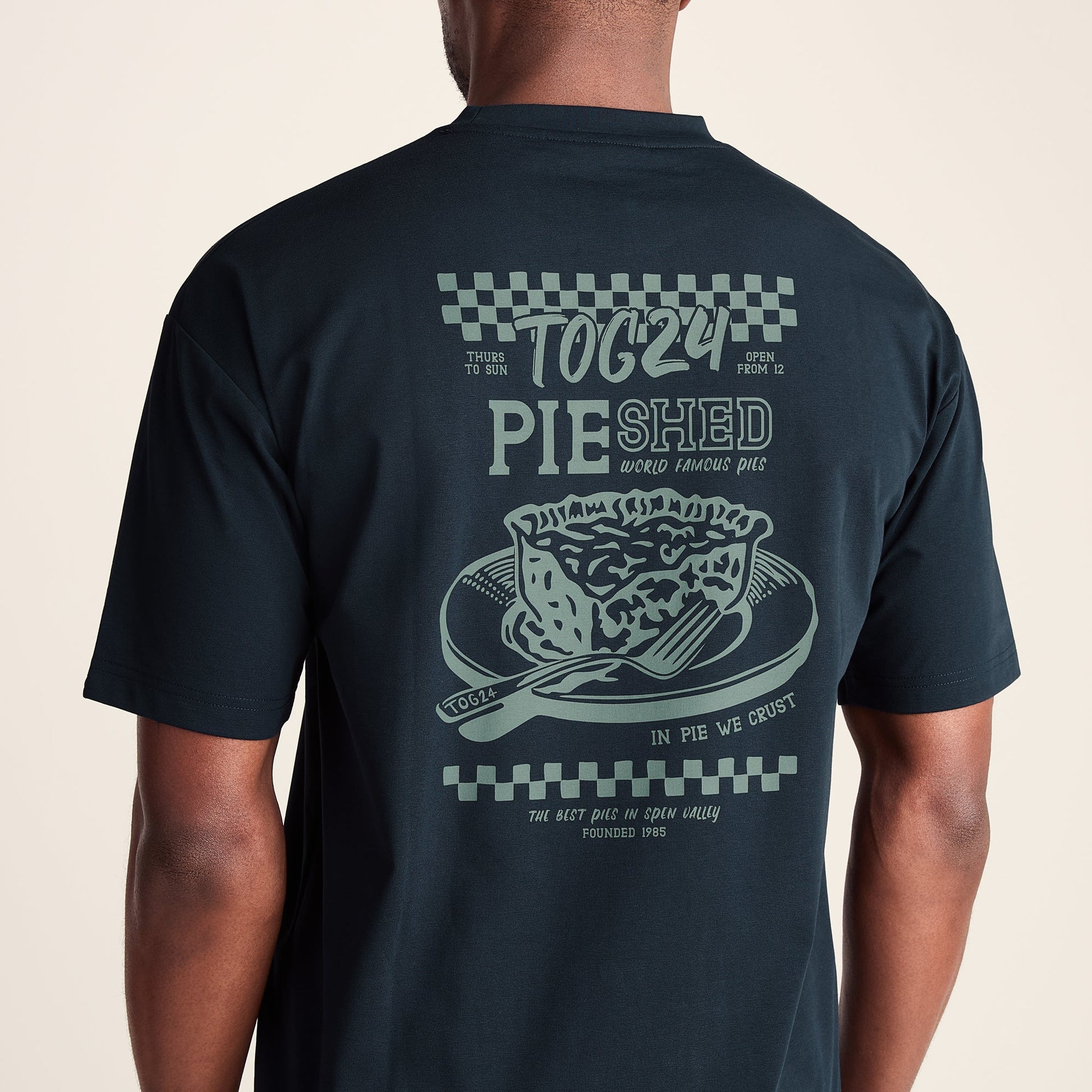 Shed Mens Premium Supersoft Relaxed Fit T-Shirt - Dark Indigo