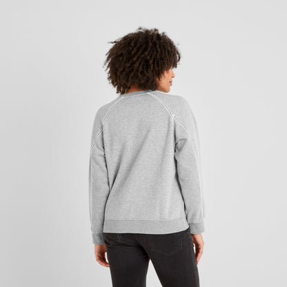 Sorina Womens Supersoft Sweatshirt - Light Grey Marl